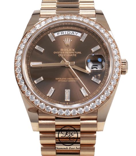 Rolex presidential 40mm diamond bezel